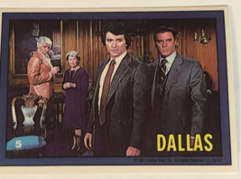 Dallas Tv Show Trading Card #5 JR Ewing Larry Hangman Jim Davis Barbara ... - £1.95 GBP