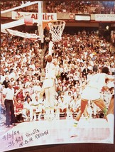 Kareem Abdul Jabar shoots his 31,421st Point NBA Record on April 5, 1984 Photo - £6.35 GBP