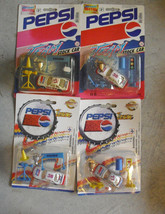 Lot of 4 Golden Wheel Pepsi Team Diecast Race Car Sets  NIP - $22.77
