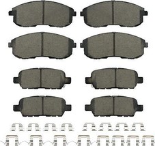 Ceramic Front Rear Disc Brake Pad 8pcs/Set Compatible With 2003-2005 Infiniti - $80.37