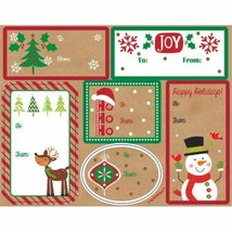 Krafty Country Christmas Gift Adhesive Labels 48 Ct Value Pack - £2.79 GBP