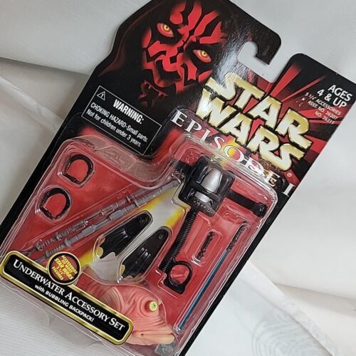 Hasbro Star Wars Episode 1 Underwater Accessory Set with Bubbling Backpack 1998 - $5.84