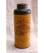 Vintage Early 1900&#39;s British Army Foot Powder Parke &amp; Parke Limited 8-b - $1,383.23 MXN