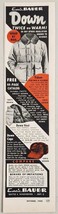 1955 Print Ad Eddie Bauer Down Insulated Jackets,Vests,Hats Seattle,Washington - $12.13