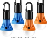 Lepro Led Camping Lantern, Camping Accessories, 3 Lighting Modes,, 4 Packs. - $44.96