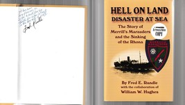 Hell on Land Disaster at Sea SIGNED Fred E. Randle Hardcover World War II Memoir - £23.05 GBP