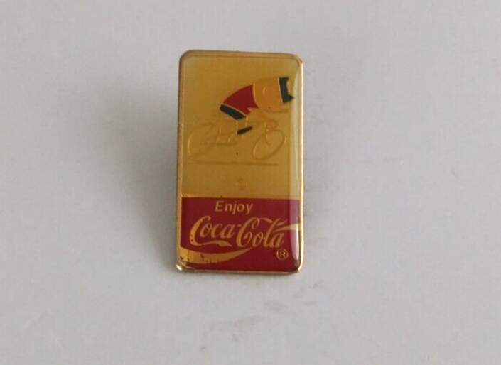 Primary image for Cycling Olympic Games & Coca-Cola Lapel Hat Pin