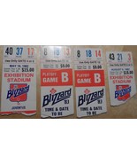 Toronto Blizzard 1982 Playoff Ticket Stubs Soccer Collectibles Canada VG... - £7.67 GBP