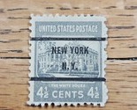 US Stamp White House 4 1/2c Used &quot;New York NY&quot; - £0.73 GBP