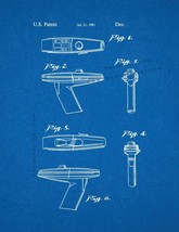 Star Trek Phaser Patent Print - Blueprint - £6.28 GBP+