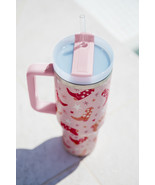 Sachet Pink Western Boot Tumbler with Straw 40oz - $505.77 MXN