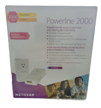 Netgear Powerline PLP2000 Network Extender with Extra Outlet Brand New Sealed - £58.38 GBP