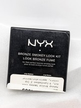 NYX S109B Bronze Smokey Look Kit  9 eye shadows and 2 lip colors New Tra... - £7.73 GBP