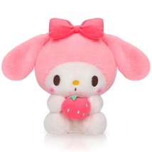 Cute Plush Toys 9 Inch Cartoon Stuffed Plush Doll with Strawberry Love Heart Ani - £33.72 GBP