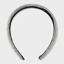 A New Day Rhinestone Headband Silver Gleaming Rhinestone Lined - $49.51 MXN