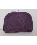 Estee Lauder Cosmetic Makeup Bag Flat Pouch 7.5&quot; x 5&quot; Purple Zip Closure - $20.24 CAD