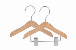 New Mini Wooden Doll Hanger set ( 20 top hangers and 10 pant/skirt ) - $747.46 MXN