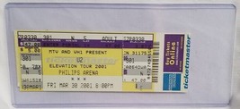 U2 / Bono / The Edge - Vintage 2001 Unused Whole Full Concert Ticket - £11.79 GBP