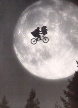 E.T. (Bike and Moon scene) -  Framed  Picture - 12&quot; x 16&quot; - £40.11 GBP