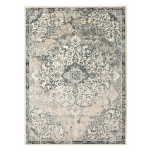 2&#39; X 3&#39; Charcoal and Gray Medallion Power Loom Area Rug - $1,322.34 MXN