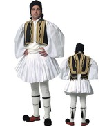 Greek traditional costume Euzonas (Cholias) black - $569.00