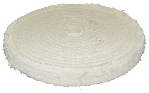 Magnate BSS064058 Soft Spiral Sewn Muslin Buffing Wheel - 6&quot; Diameter; 5... - $6.56