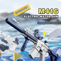 Summer Fully Auto Electric Water Gun Rechargeable Long-Range Continuous Fire - £24.47 GBP+