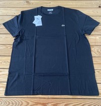 Lacoste NWT $49.50 Men’s Crew Neck T Shirt Size 2XL Black T10 - £27.68 GBP