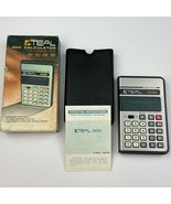 Vintage Old TEAL 826 Electronic Calculator Tested Working Japan With Cas... - €12,67 EUR