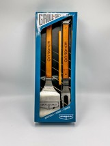 Evapco 3-Piece Stainless Steel Wood Handle Premium Grill Tool Set New - $297.78 MXN