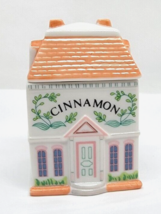 Lenox Spice Village CINNAMON Spice Jar With Lid Fine Porcelain Vintage 1989 - £62.68 GBP