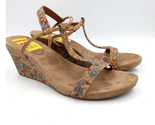 Style &amp; Co Women Sandals Mulan Wedge US 10 Floral Cork 2 - $34.65