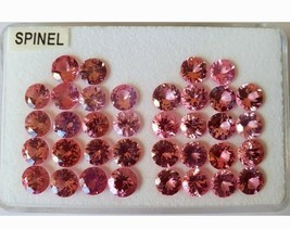 Natural Tajikistan Spinel like pink Diamond round 5mm, 36 Qty, 19.80 carat - £1,910.15 GBP