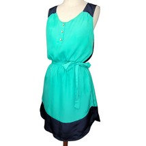 Sleeveless Blouson Dress with Pockets Size Small  - £19.46 GBP