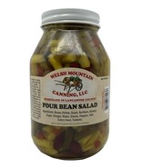 FOUR BEAN SALAD - 4 Beans Onions Peppers Mix in Sweet Brine Amish Homema... - £7.98 GBP+