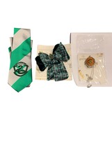 Harry Potter Slytherin Spirit Halloween Necklace Tie Hair Bow - $375.23 MXN