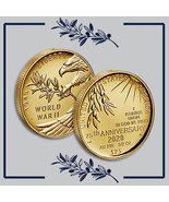 End of World War II 75th Anniversary 24-Karat Gold Coin,  - $2,606.83 CAD