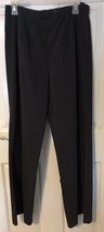 East 5th Black Plaid Tweed Dress Pants Slacks, Size 14 Invisible Side Zipper - £10.12 GBP