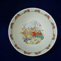 Royal Doulton Bunnykins Child&#39;s Coupe Cereal Bowl Gardening #1 Pattern 6... - £37.95 GBP