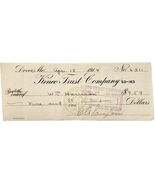 1914 Kineo Trust Company Bank Check E.A. Sampson Dover Maine Signed 6311... - $27.86 CAD