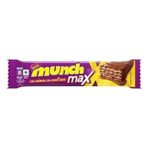 Nestlé Munch Max Chocolate Coated Crunchy Wafer, 42g x12 - £12.01 GBP
