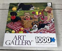 1000 Piece Art Gallery Jigsaw Puzzle At the Park  27&quot; x 19&quot; - New - $7.06