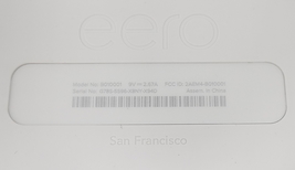 eero M010201 2nd Gen (1 eero + 1 eero Beacon) Home WiFi System - White  image 4