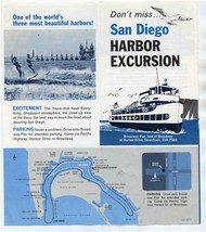 San Diego Harbor Excursion Brochure Marietta 1968 - $17.82