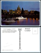 CANADA Postcard - Victoria, Parliament Buildings At Night N8 - £3.15 GBP