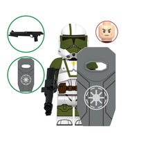 Star Wars Doom&#39;s Unit Clone trooper with Shield Minifigure Bricks Toys - £2.78 GBP