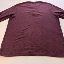 Marc Anthony Slim Fit Men's Burgundy Long Sleeve T-Shirt Size X-Large image 2