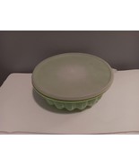 Vintage Tupperware 3 Piece Jello Mold with Lid Mint Green #1202-2 - $188.17 MXN
