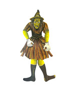 Vintage Halloween Beistle Poseable Witch Rare Hard To Find  Diecut Green... - $93.49