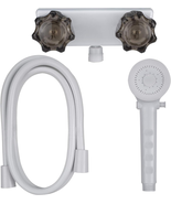 RV Shower Faucet Diverter Hand Held Shower &amp; Hose Camper Travel Trailer - $45.43 CAD